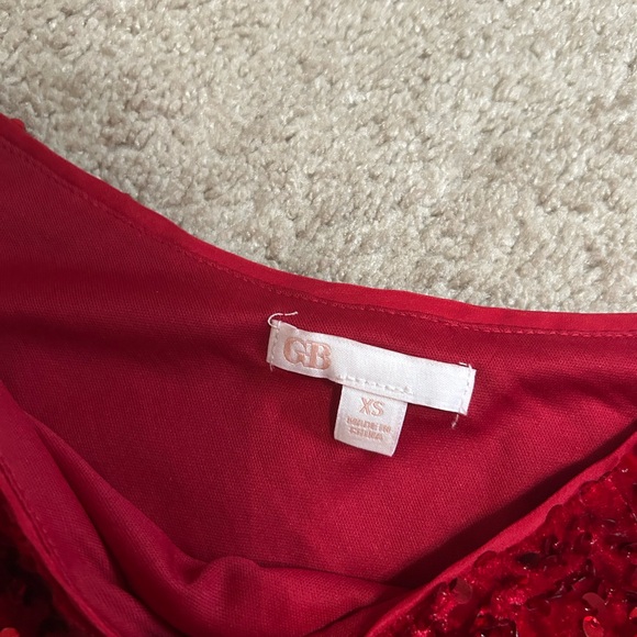 Gianni Bini Vibrant Red Sequin Dress - Picture 2 of 2